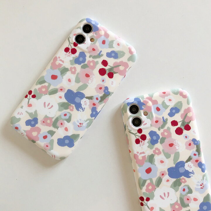 楽天市場 送料無料 Iphone 12ケース Iphone 12 Proケース Iphone 12 Miniケース Iphone 12 Pro Max ケース スマホケース 花さくらんぼ 花柄 韓国風デザイン かわいい 女子 おしゃれ 海外 ファッション 韓流 More Like