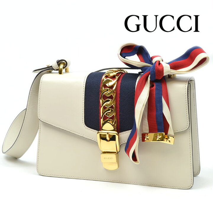 楽天市場】GUCCI グッチ シルヴィ Sylvie スモール ショルダーバッグ 