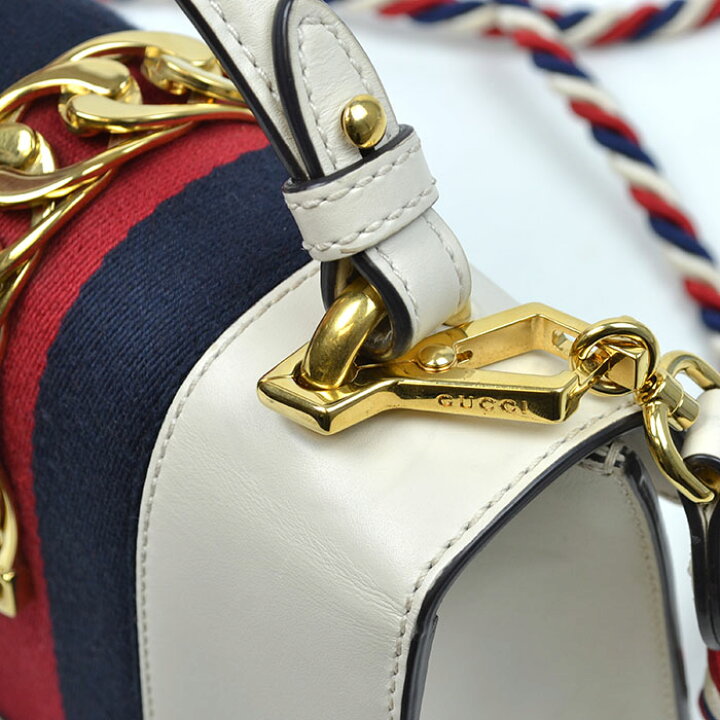 楽天市場】GUCCI グッチ シルヴィ Sylvie ミニ ハンドバッグ 