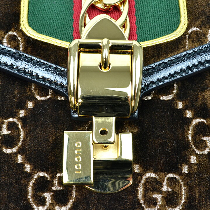 楽天市場】GUCCI グッチ シルヴィ Sylvie ミニバッグ ベルベット  