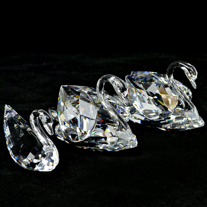 楽天市場】SWAROVSKI スワロフスキー クリスタル スワン フィギュリン 