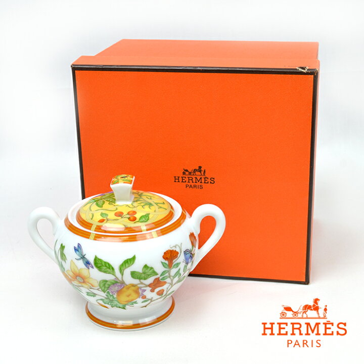 楽天市場】【美品】HERMES エルメス シエスタ シュガーポット 