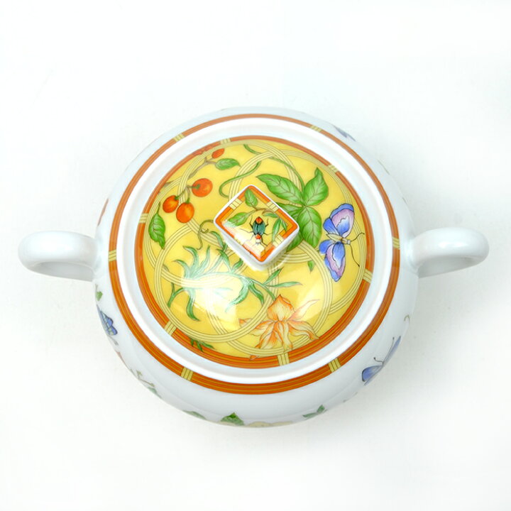 楽天市場】【美品】HERMES エルメス シエスタ シュガーポット 砂糖入れ 