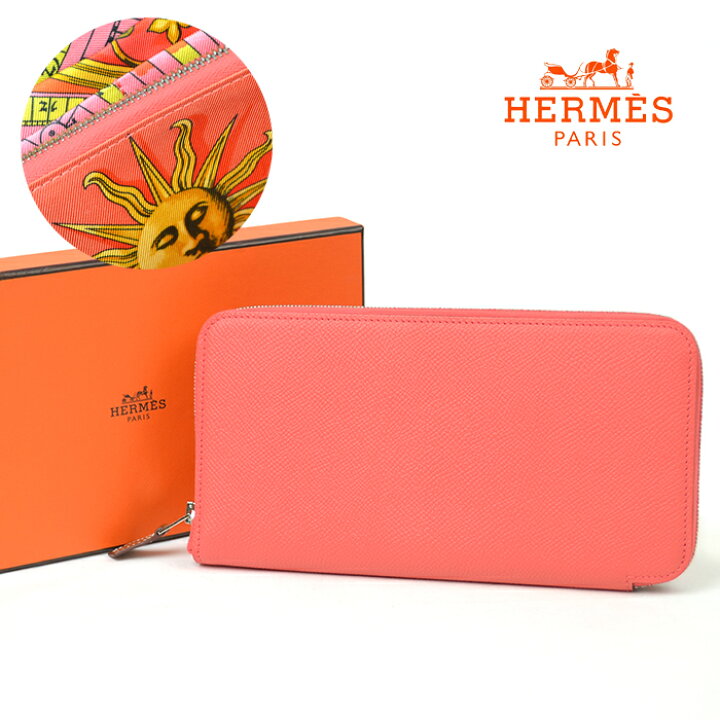 楽天市場】HERMES エルメス アザップ ロング シルクイン ローズジャイ 