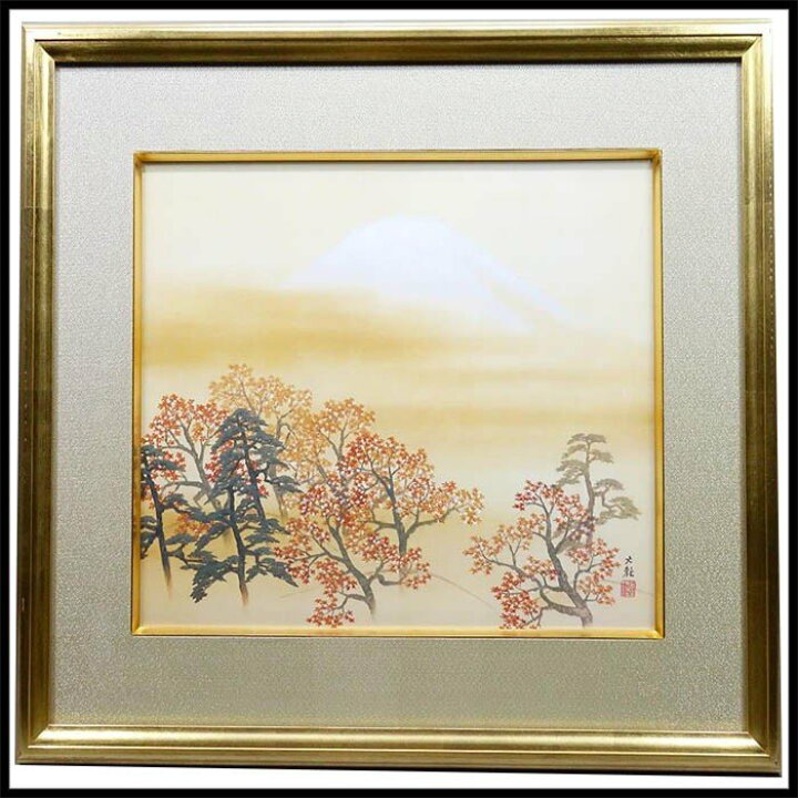 楽天市場】横山大観『日本心神』模写複製画 絵画 版画 額縁 額絵【中古 