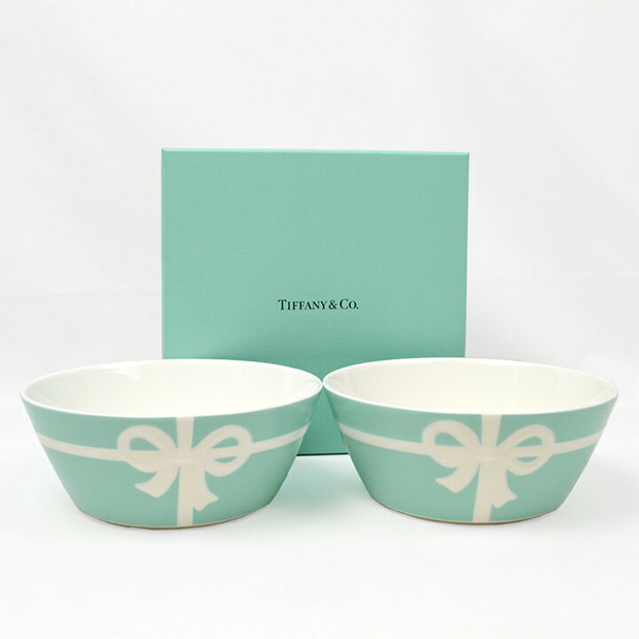楽天市場】Tiffany&Co. ティファニー ブルーボックス ボウル ペア 