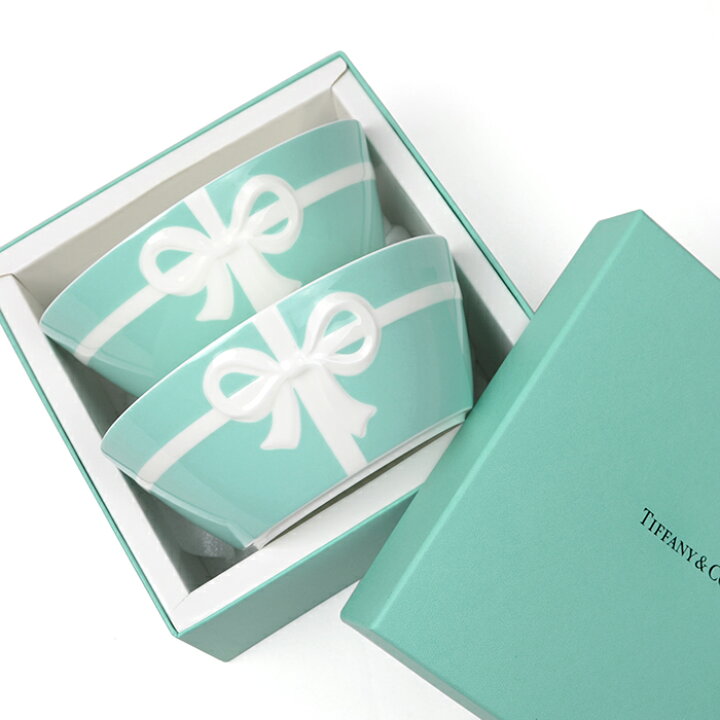楽天市場】Tiffany&Co. ティファニー ブルーボックス ボウル ペア 