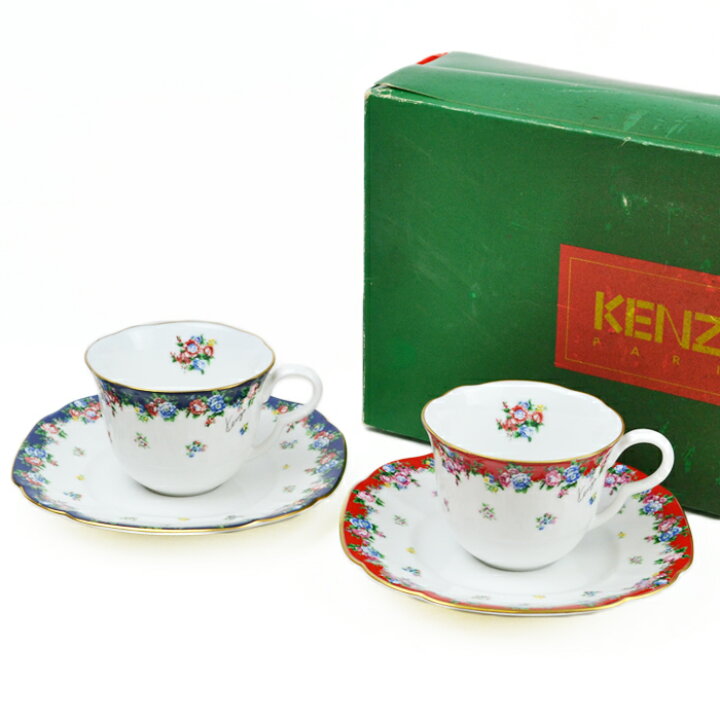楽天市場】KENZO ケンゾー カップ＆ソーサー ペア 2客 コーヒー ティー 