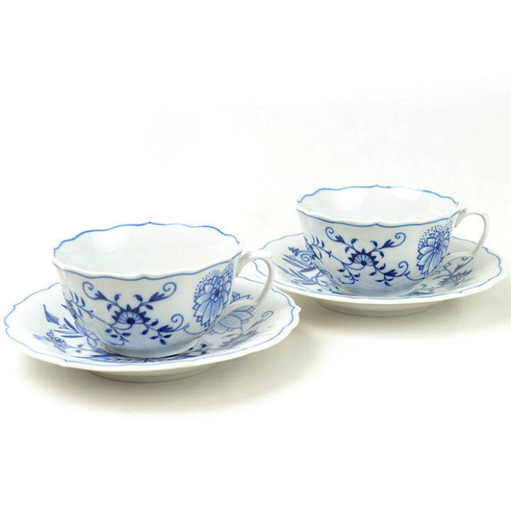楽天市場】Meissen マイセン ブルーオニオン ティーカップ&ソーサー 2 