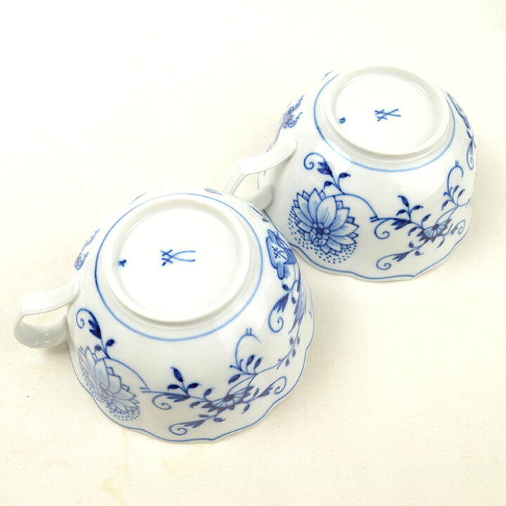 楽天市場】Meissen マイセン ブルーオニオン ティーカップ&ソーサー 2 