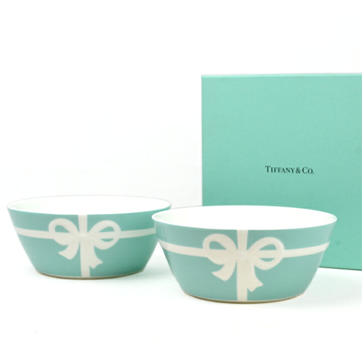 楽天市場】Tiffany&Co. ティファニー ブルーボックス ボウル ペア 