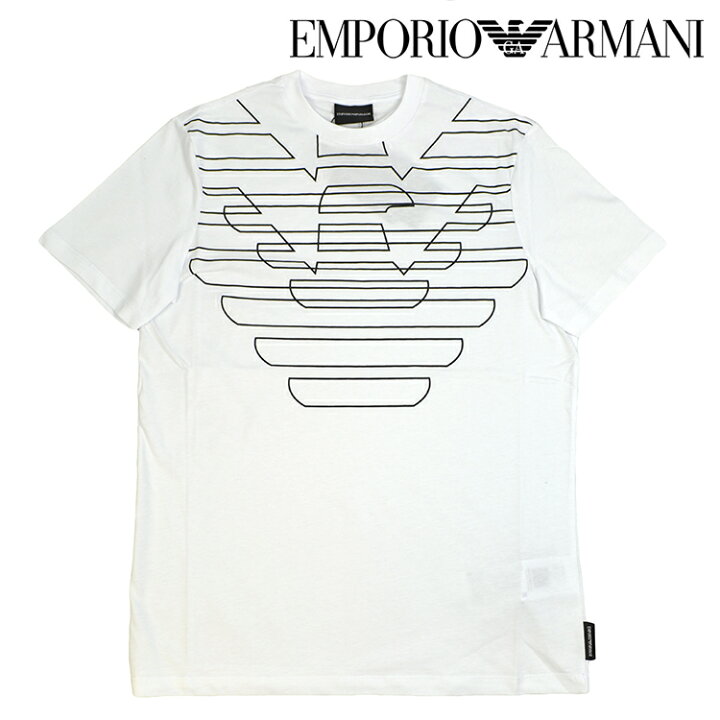 1980円 登場大人気アイテム EMPORIO ARMANI エンポリオアルマーニ Tシャツ ロゴ XL