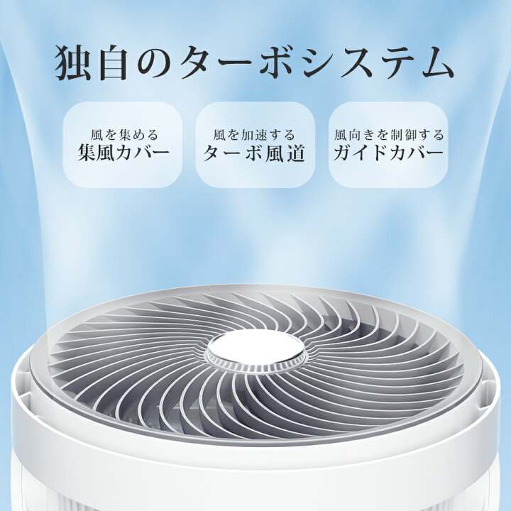 楽天市場】サーキュレーター 扇風機 DCモーター 3D首振り 360 