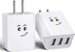 @USB [d USB RZg y2Zbg PSEF؍ρz ACA_v^[ 3|[g3.1A iPhone/Xperia/Samsung Galaxy/Android USB@Ή (zCgorubN)@3way-acwb