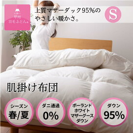 楽天市場】【日本製 夏用 羽毛布団】ポーランド産ホワイトマザーグース 