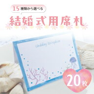最大2000円クーポン◆リアルタイムランキング1位！ 結婚式 席札 手作り キット 二次会 20枚入 インクジェ…