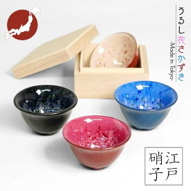 江戸硝子 うるし花さかずき うるし吟醸 おちょこ お猪口 硝子 ガラス 母の日 父の日 漆塗 漆器 吟醸 盃 酒器 酒杯 日本製 伝統 おしゃれ 大人 逸品 粋 酒好き ギフト 記念 海外