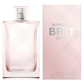 【4/25(木)ポイント最大10倍発生】【最大1110円OFFクーポン】バーバリー BURBERRY ブリット シアー EDT SP 100ml 【香水】【激安セール】【あす楽】【送料無料】