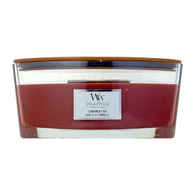 ウッドウィック Wood Wick ハースウィックL シナモンチャイ アロマキャンドル 【当日出荷14時まで_休業日除く】【送料無料】【割引クーポンあり】