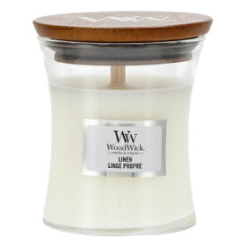 最大1200円OFFクーポン★ウッドウィック Wood Wick ジャーS リネン アロマキャンドル 【当日出荷_休止中】