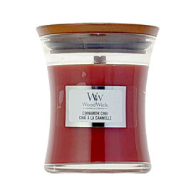 ウッドウィック Wood Wick ジャーS シナモンチャイ アロマキャンドル 【当日出荷14時まで_休業日除く】【割引クーポンあり】