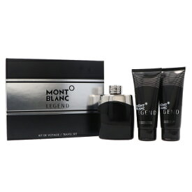 モンブラン MONT BLANC レジェンド 3P コフレセット EDT100ml＋シャワージェル100ml＋アフターシェーブバーム100ml 箱不良 【訳あり香水】【あす楽】【送料無料】【割引クーポンあり】