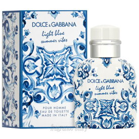 ドルチェ＆ガッバーナ DOLCE & GABBANA D&G ライトブルー プールオム サマーバイブス 125ml EDT SP fs 【香水 メンズ】【即納】