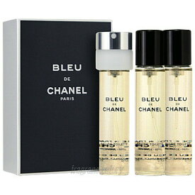 【スーパーSALE限定★ポイント10倍】シャネル CHANEL ブルー ドゥ シャネル トラベル スプレイ 20ml×3 EDT SP〔3リフィル〕 fs 【香水 メンズ】【あす楽】