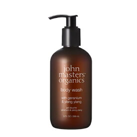 【送料無料】 ジョンマスターオーガニック G&Yボディウォッシュ (ゼラニウム&イランイラン) 236mL -john masters organics-【国内正規品】