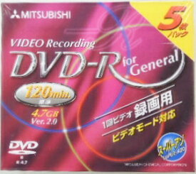 三菱化学　DVD−R　DRR47V5　5枚　CPRM非対応