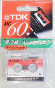 TDK マイクロ カセットテープ D−MC60UN