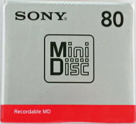 ソニー ミニディスク 80分1P MDW80T