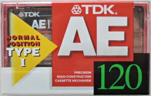 TDK�@�J�Z�b�g�e�[�v�@AE�|120F�@120���e�[�v