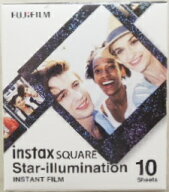 フジフィルム　インスタックス　スクエア　スターイルミネーション　フィルム　10枚