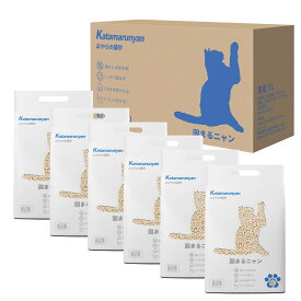 猫砂 おから おからの猫砂 1袋/4袋/6袋セット 約7L×6袋 まとめ買い しっかり固まる トイレに流せる 燃えるゴミ 猫砂 トイレ おから 抗菌消臭 消臭機能付き 安全でエコな猫砂