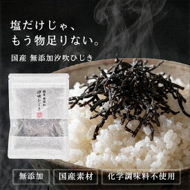 ★楽天ランキング5冠★ 新発売 国産 無添加 汐吹ひじき 50g ご飯のお供 塩ひじき 国産ひじき 白飯 おにぎり お茶漬け 混ぜご飯 ふりかけ 化学調味料不使用 保存料不使用 送料無料