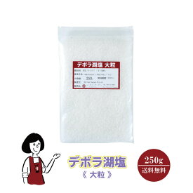 デボラ湖塩≪大粒≫250g メール便 送料無料 塩 ソルト 調味料 オーストラリア 湖塩 自然結晶塩 ミネラル 魚介料理 和食 肉料理 小分け こわけや