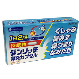 【第(2)類医薬品】ダンリッチ持続性鼻炎カプセル 20カプセル