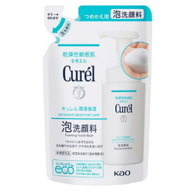 【医薬部外品】 キュレル　潤浸保湿　泡洗顔料　つめかえ用　130ml