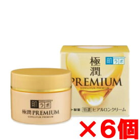 【6個】ロート製薬 肌ラボ 極潤プレミアム ヒアルロンクリーム 50g×6個