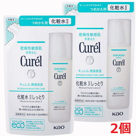 【2個】【メール便発送・送料無料】【医薬部外品】キュレル　潤浸保湿　化粧水　IIしっとり　つめかえ用　130ml×2個