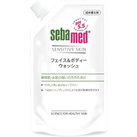 【詰替】セバメド フェイス＆ボディーウォッシュ 詰替え 600mlsebamed ph5.5 （グラフィコ） 【RCP】【コンビニ受取対応商品】