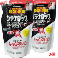 【2個】【メール便発送】【医薬部外品】ブテナロック メディカルソープフット＆ボディ 詰替え用 250ml×2個