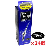 【ブラック】【24本セット】細毛・薄毛をボリュームアップ ピノーレ V−up ヘアスプレー ブラック 220g×…