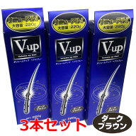【ランキング受賞商品】【ダークブラウン】【3本セット】細毛・薄毛をボリュームアップ ピノーレ V−up …