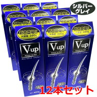 【シルバーグレイ】【12本セット】細毛・薄毛をボリュームアップ ピノーレ V−up ヘアスプレー シルバー…