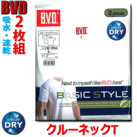 B.V.D. クルーネックTシャツ2枚組 サイズLL メンズ BVD 28-NB203-LL