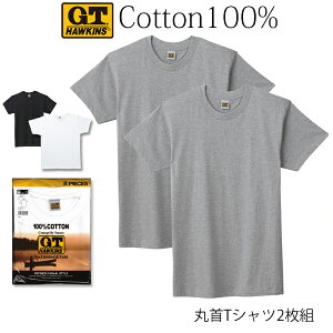�y�ő�100���|�C���g�o�b�N�z�y���[���֑��������zGUNZE G.T.HAWKINS �����Y �N���[�l�b�NT�V���c 2���g ��100�� �V���f�� �ێ� �O���[ GT�z�[�L���X ��Q1 01-HK10132[M�� 1/1]