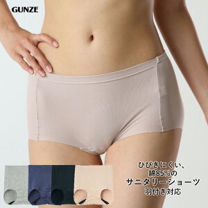 �y�ő�100���|�C���g�o�b�N�z�y���[���֑��������zGUNZE �Ђт��ɂ����A��85%�̃T�j�^���[ �V���[�c ���f�B�[�X �O���[ ��W4 01-HV0670N[M�� 1/4]