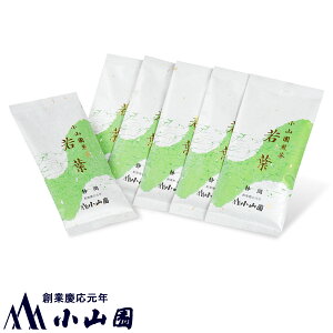 【通信販売限定】小山園「若葉」 100g 袋入 5+1セット【実店舗販売なし】